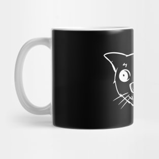 coughing cat meme Mug